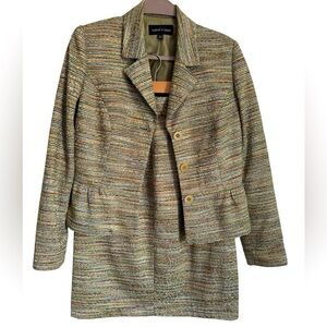Women’s Multi-Color Jacket and Skirt